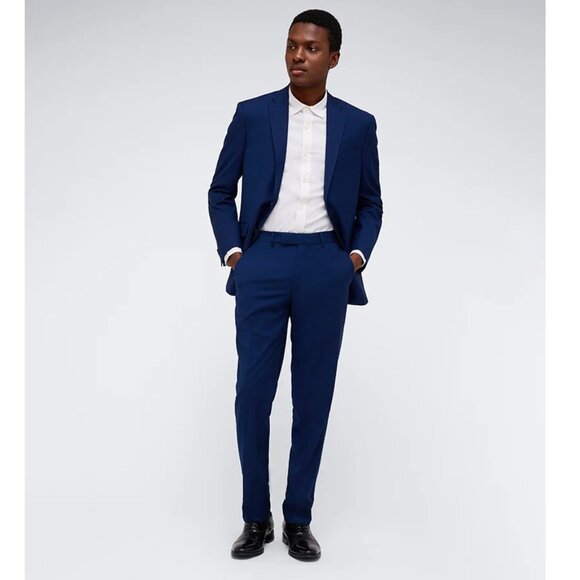 36S Kenneth Cole Reaction 2 pc Suit Blazer Jacket Mismatched Pants 31W E02115‎ - Picture 2 of 12